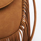 Sac à bandoulière femme imitation Daim