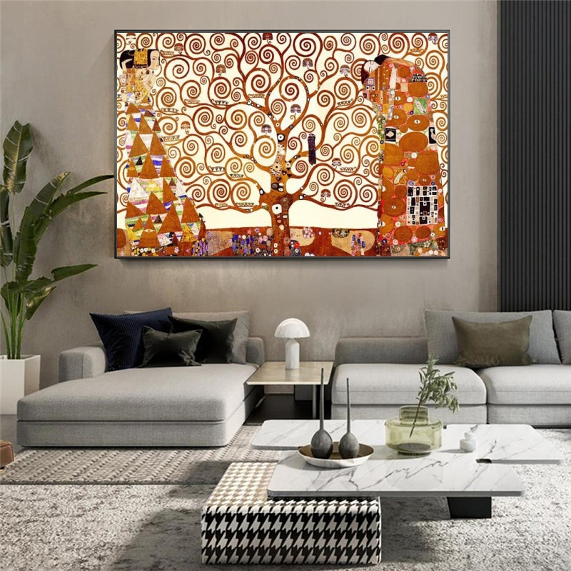 Tableau arbre de vie gustav klimt