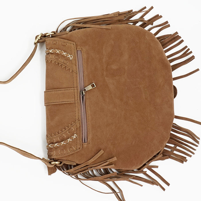 Sac à bandoulière femme à franges