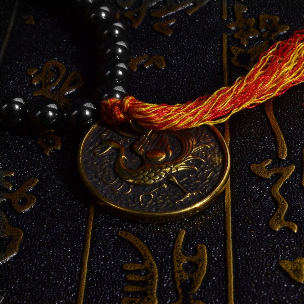 Bracelet tibétain avec nœuds porte-bonheur