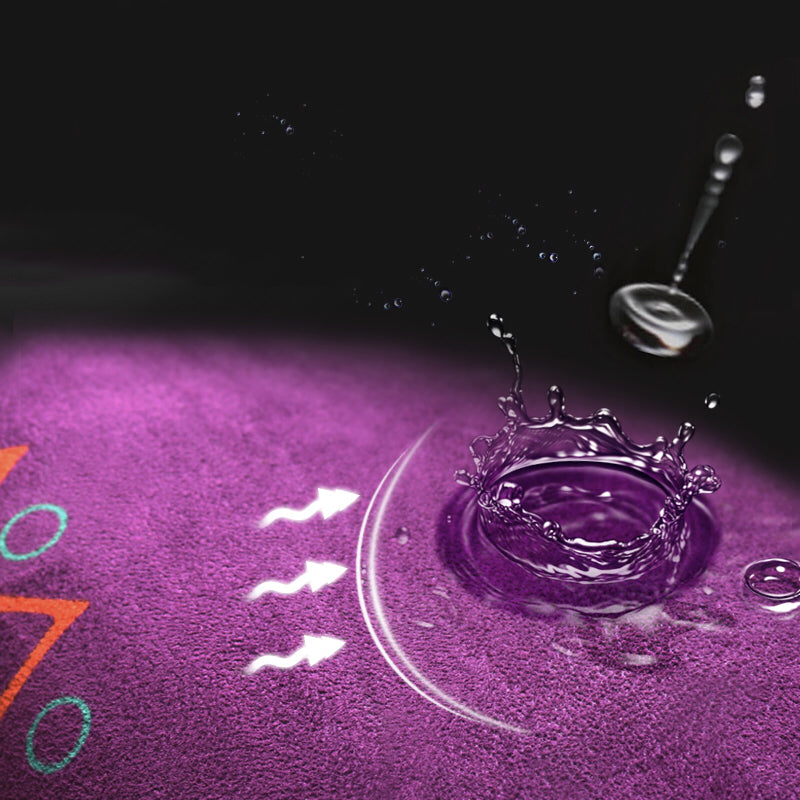 Tapis de yoga mandala violet