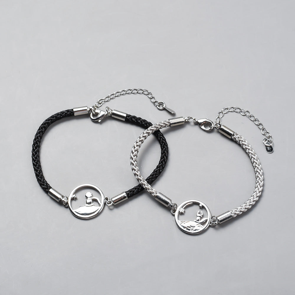 Bracelet de couple le petit Prince et le renard