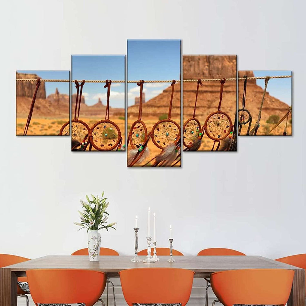 Tableau attrape-rêves dans le desert