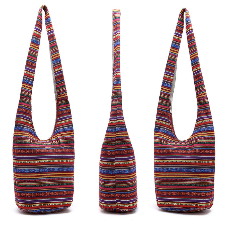 Sac à bandoulière femme style ethnique