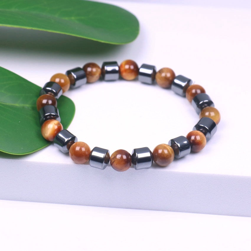 Bracelet œil de tigre avec énergie de guérison