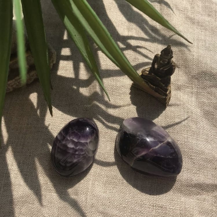 Améthyste roulée - pierre naturelle