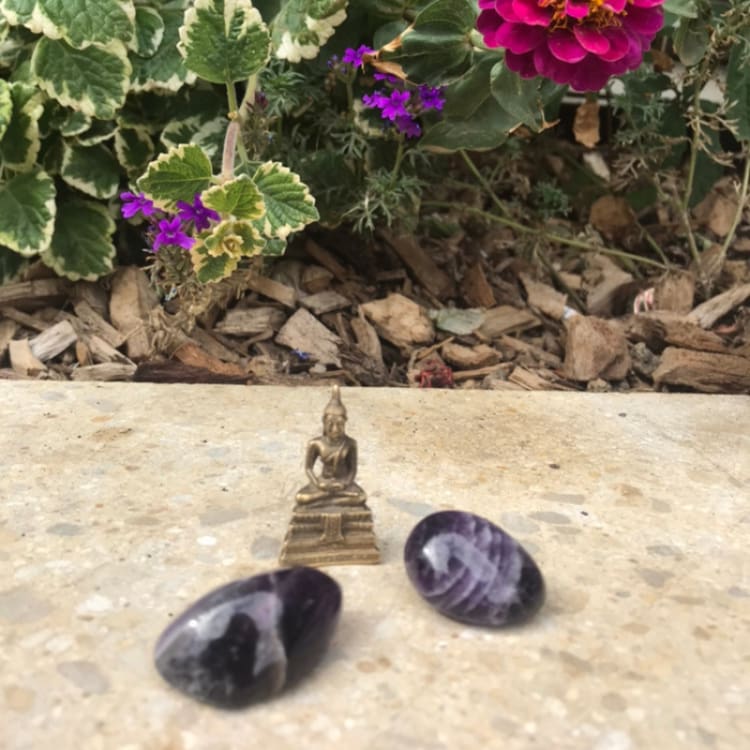 Améthyste roulée - pierre naturelle lithothérapie