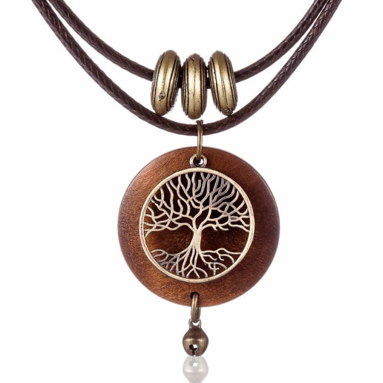 Collier Amulette Arbre de vie - collier Arbre de vie