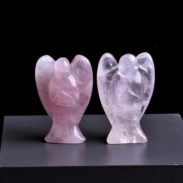Ange Litho - Ange Quartz rose / 50x30x18 mm