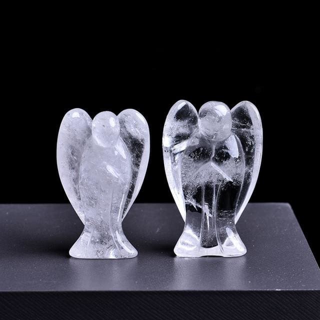 Ange Litho - Ange Cristal de roche / 50x30x18 mm