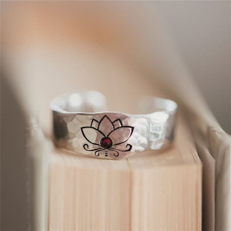 Anneau ajustable de la fleur de Lotus Image