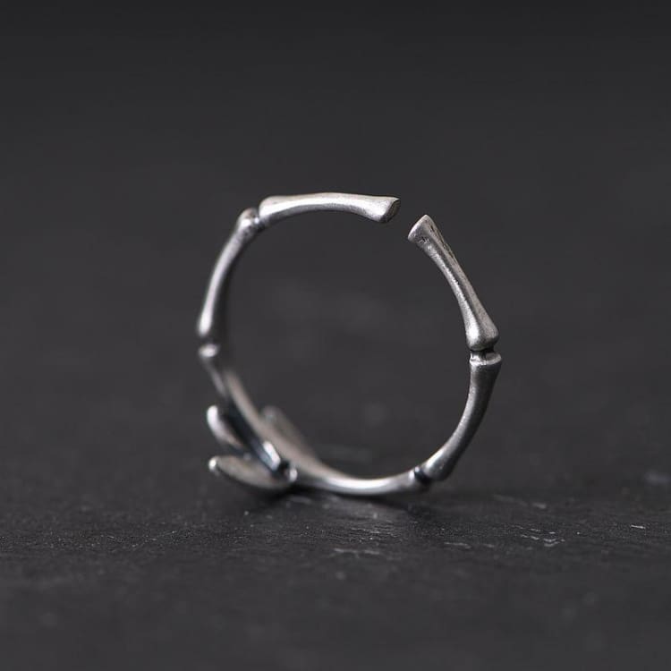 Anneau Le Bambou du Bonheur - Argent Sterling 925