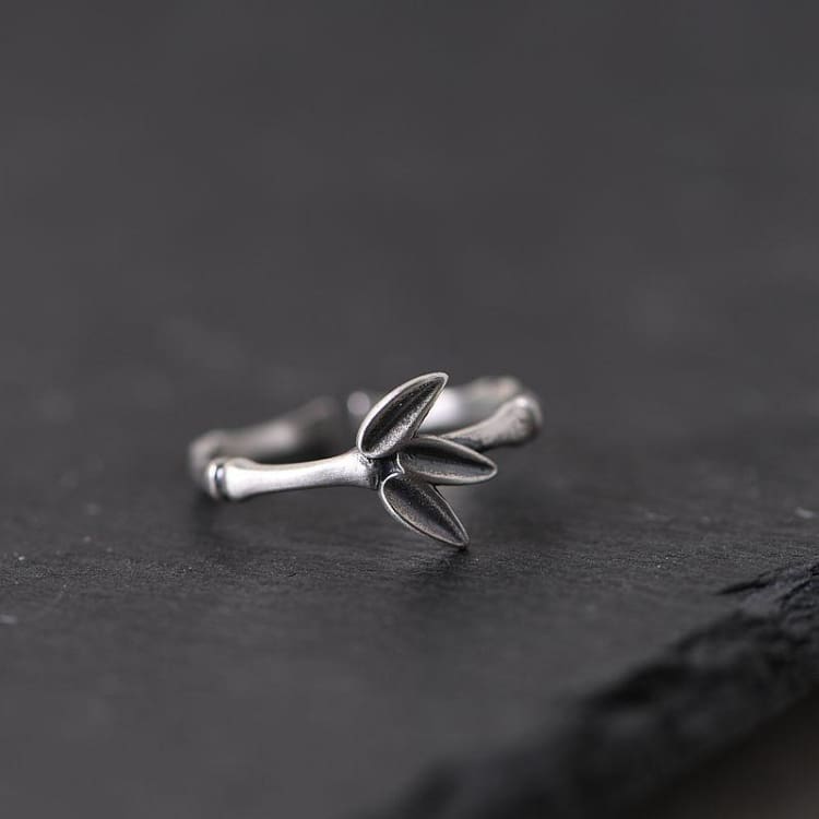 Anneau Le Bambou du Bonheur - anneau en Argent