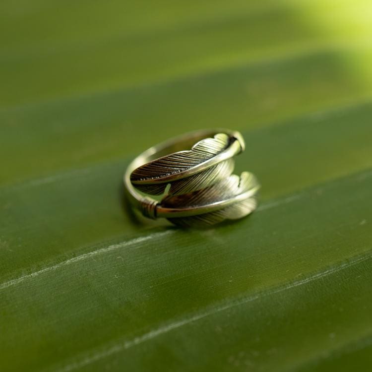 Anneau « Plume Angélique » - Bague Image