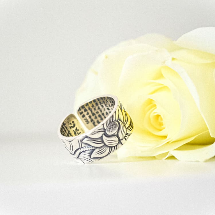 Anneau de la Fleur de Lotus - Bague