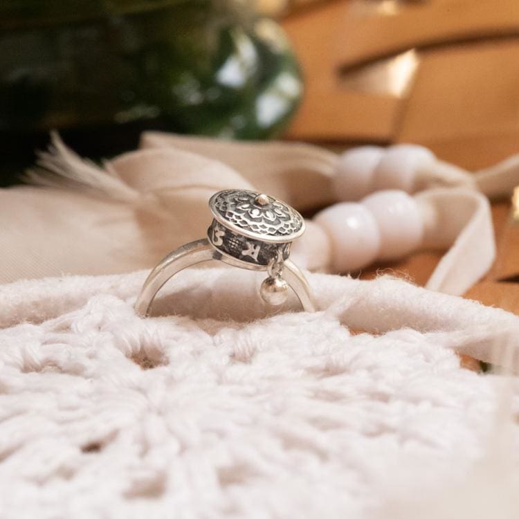 Anneau de la prière du Lotus - Bague