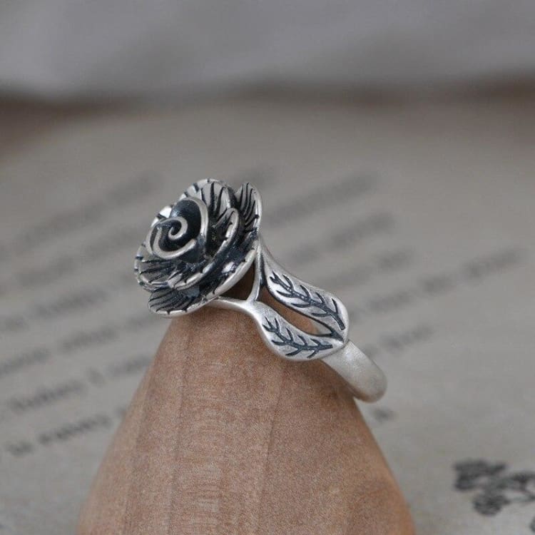 Anneau de la Rose éternelle - bague Argent Sterling 925