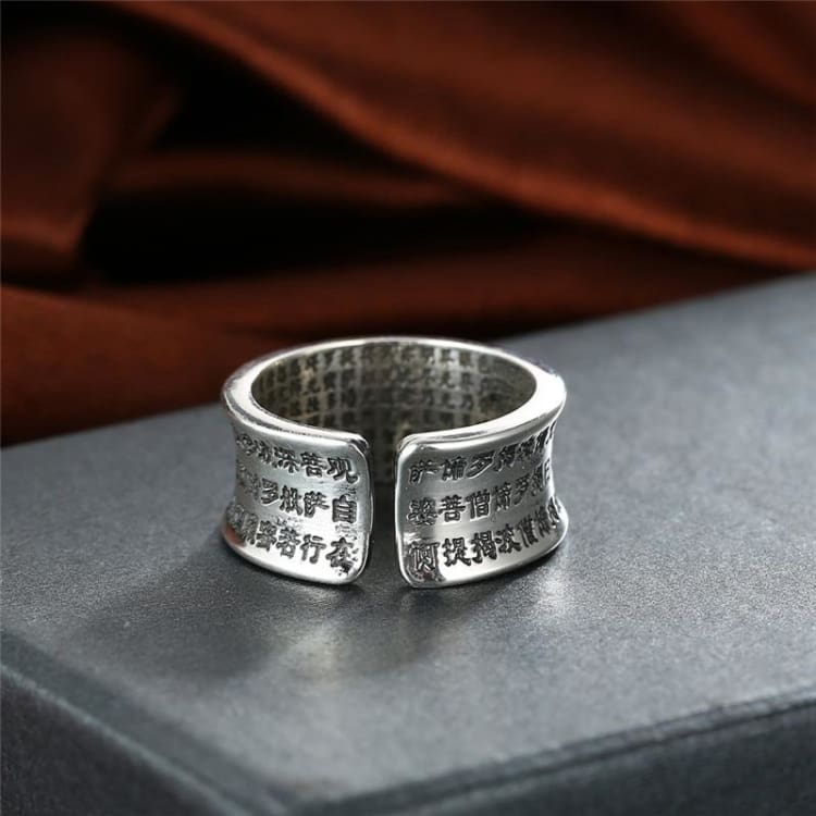 Anneau de l’épanouissement du Lotus - anneau en Argent