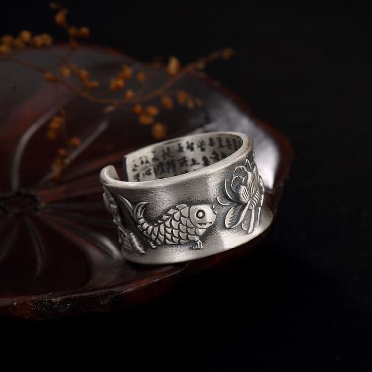 Anneau Matsyayugma du Lotus - Bague