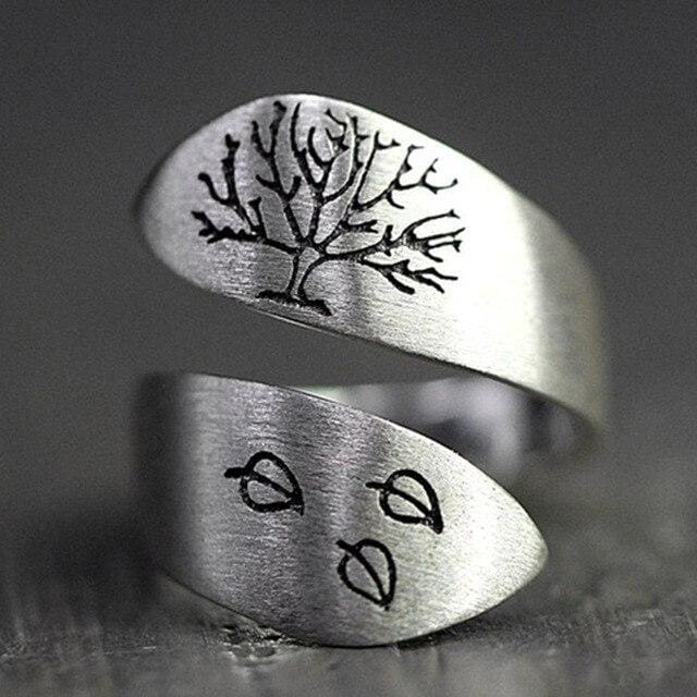 Anneau Inspiration de la Nature - Arbre de Vie - Bague
