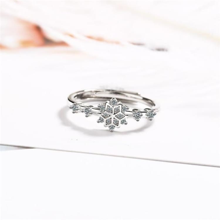 Anneau ’Inspiration de l’Hiver’ Taille Ajustable - bague Inspiration