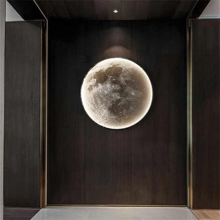 Applique murale lunaire ’ la tête dans les Etoiles ’