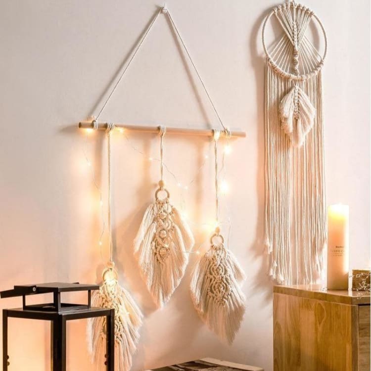 Attrape Rêves ’Inspiration Nordique’ - Le Duo (95cm) 2 Pièces - Décorations