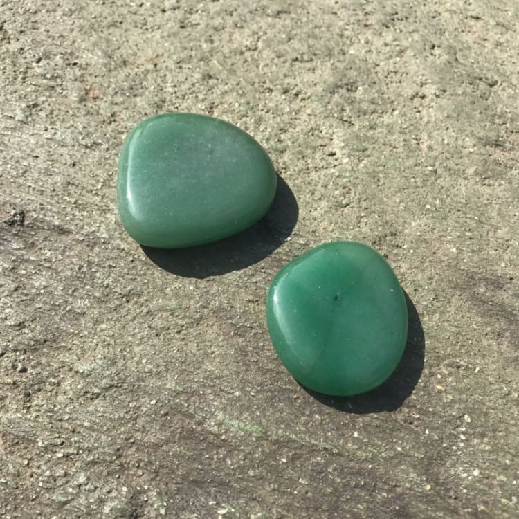 Aventurine Verte Plate - pierre Aventurine Verte