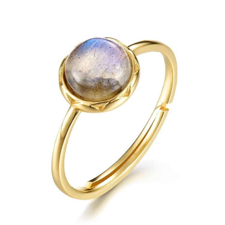 Bague ajustable en Labradorite - Bague Labradorite