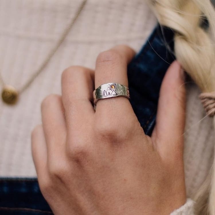 Bague de l’Aube Inspiration de la Nature