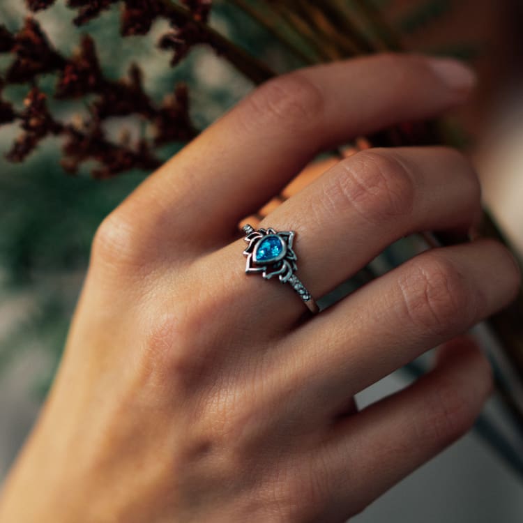 Bague de l’Epanouissement de la Fleur de Lotus