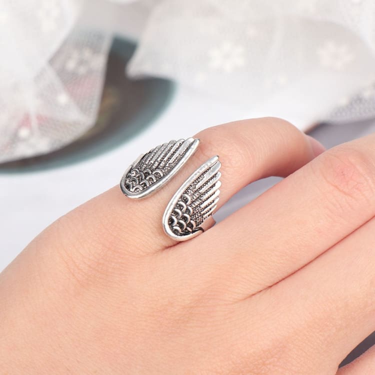 Bague en Argent ’Aile d’Ange ’