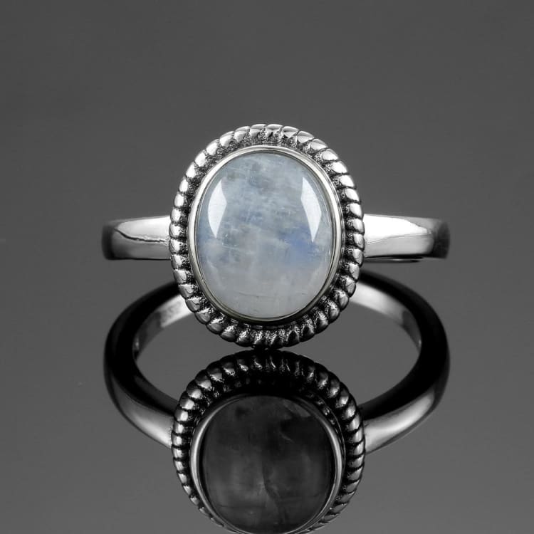 Bague Fine ’Joyau de la Lune’ - anneau Argent Sterling 925