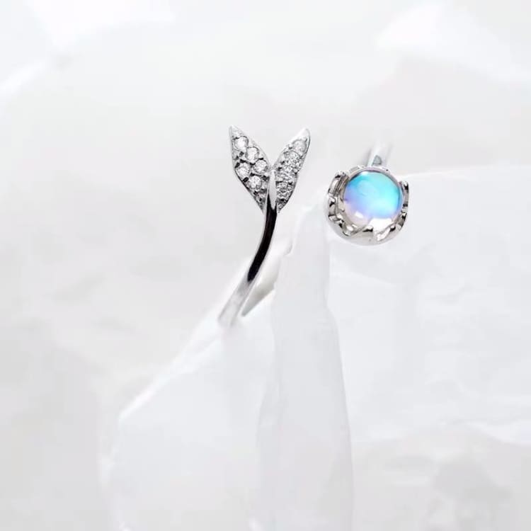 Bague ’Inspiration du Printemps’ Avec Pierre de Lune - Argent Sterling 925 - bague Image