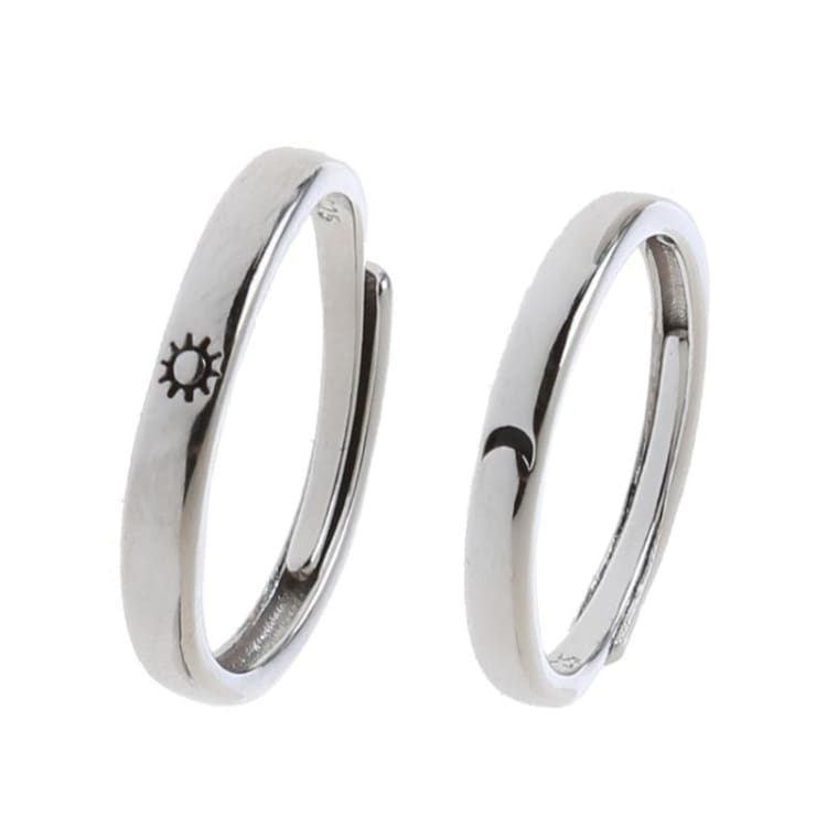 Bague ’Jour et Nuit’ - Taille ajustable - anneau