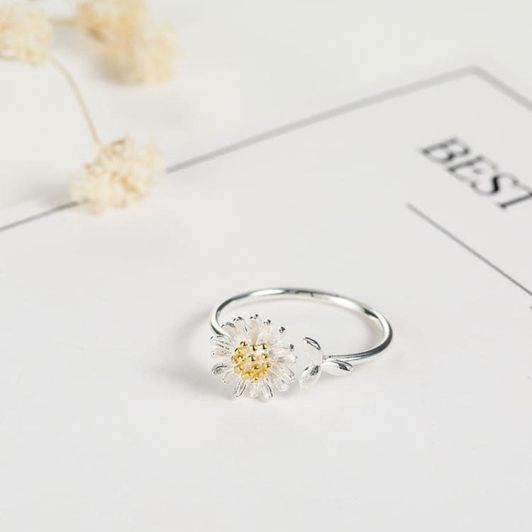 Bague marguerite - Bague en Argent - Bague