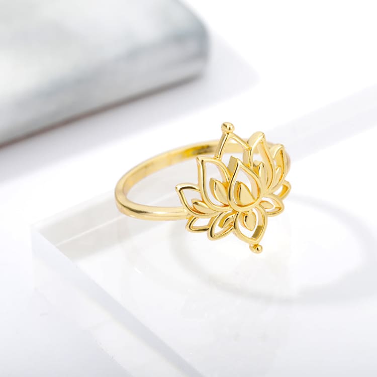 Bague Vintage inspiration du Lotus