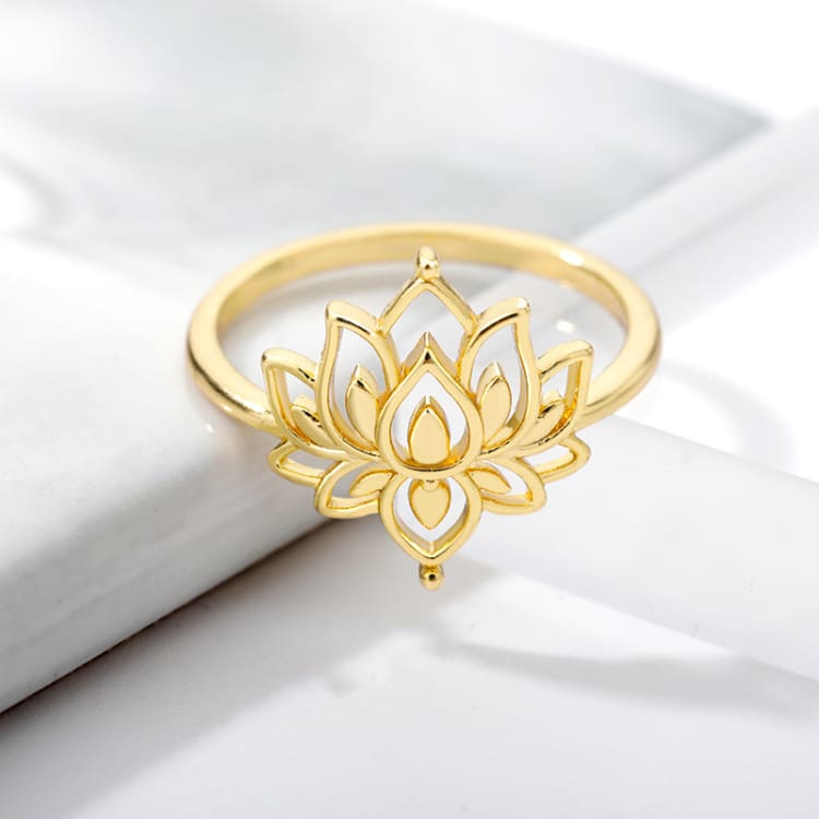 Bague Vintage inspiration du Lotus