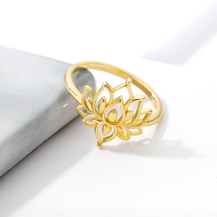 Bague Vintage inspiration du Lotus