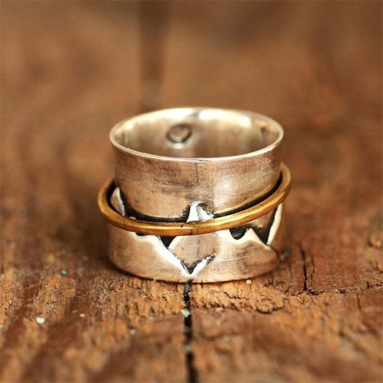 Bague vintage l’appel des sommets en pierre de lune