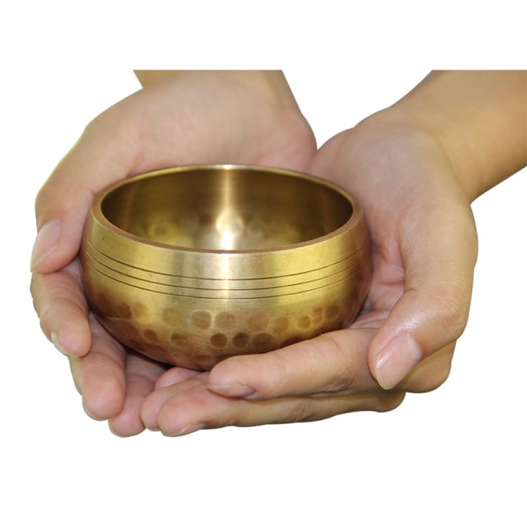 Bol tibétain sonore de méditation de conception bouddha