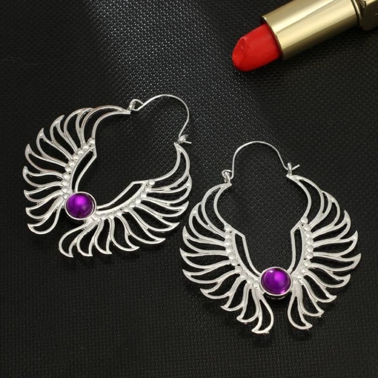 Boucles d’oreille ’Ailes d’Ange’ Vintage - Boucles d’Oreilles