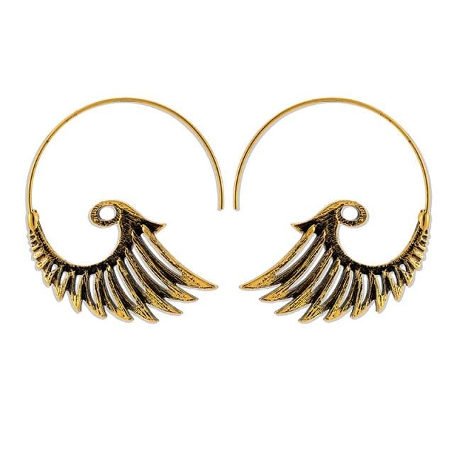 Boucles d’oreille ’Bohême Indien’ - Or - Boucles d’Oreilles