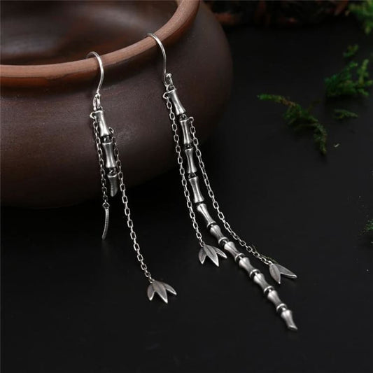 Boucles d’oreille Le Bambou du Bonheur - boucles d’oreilles