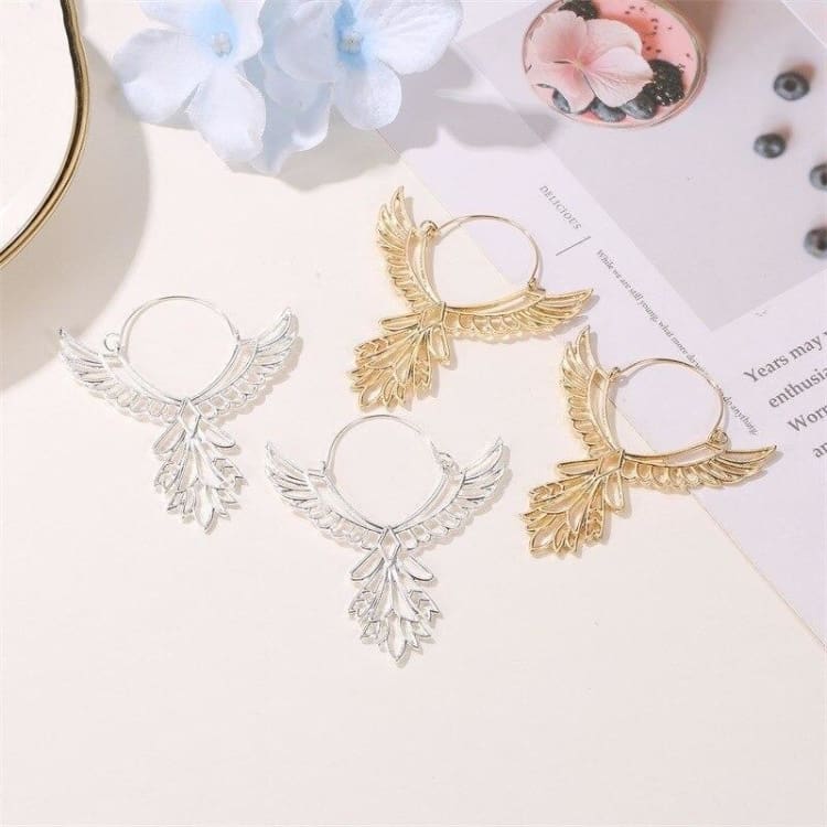 Boucles d’oreille ’Envol d’Horus’ - Boucles d’Oreilles