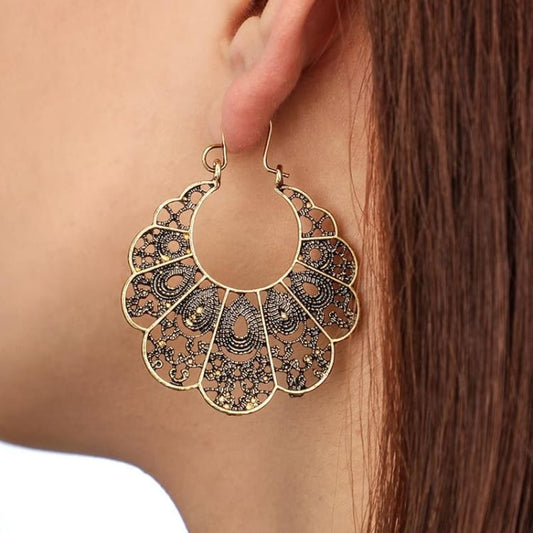 Boucles d’oreille ’Fierté du Paon’ - Boucles d’Oreilles