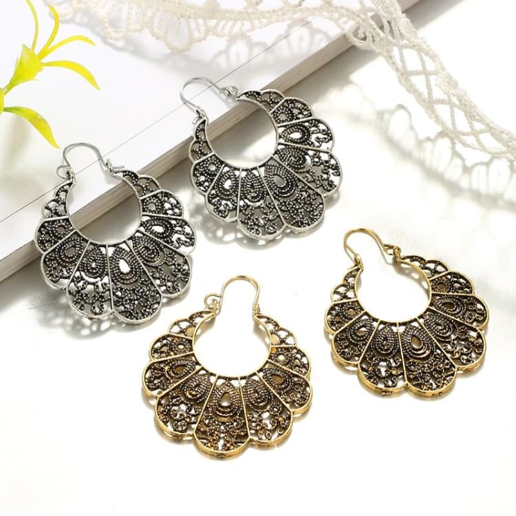 Boucles d’oreille ’Fierté du Paon’ - Boucles d’Oreilles