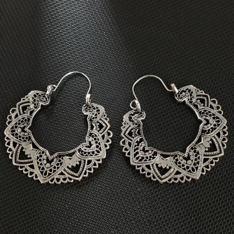 Boucles d’Oreilles Fleur de Lotus - boucle d’oreille