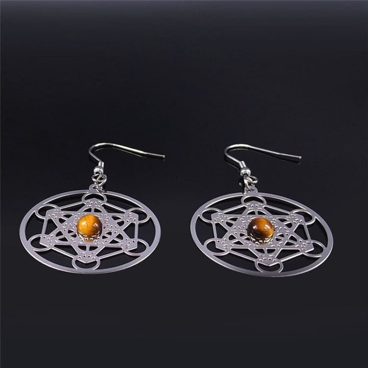 Boucles d’oreilles bohèmes Metatron
