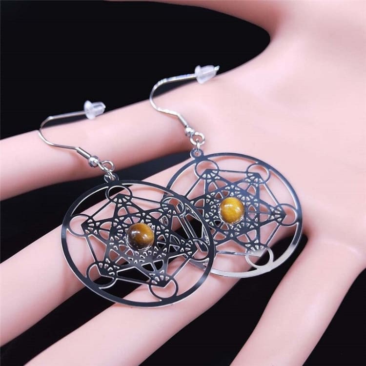 Boucles d’oreilles bohèmes Metatron